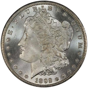 image for: $1 1892-CC PCGS MS67+ CAC CORONET COLLECTION