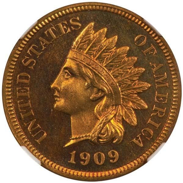 image for: 1C 1909 INDIAN NGC PR65RD CAM
