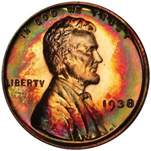 image for: 1C 1938 PCGS PR67RB