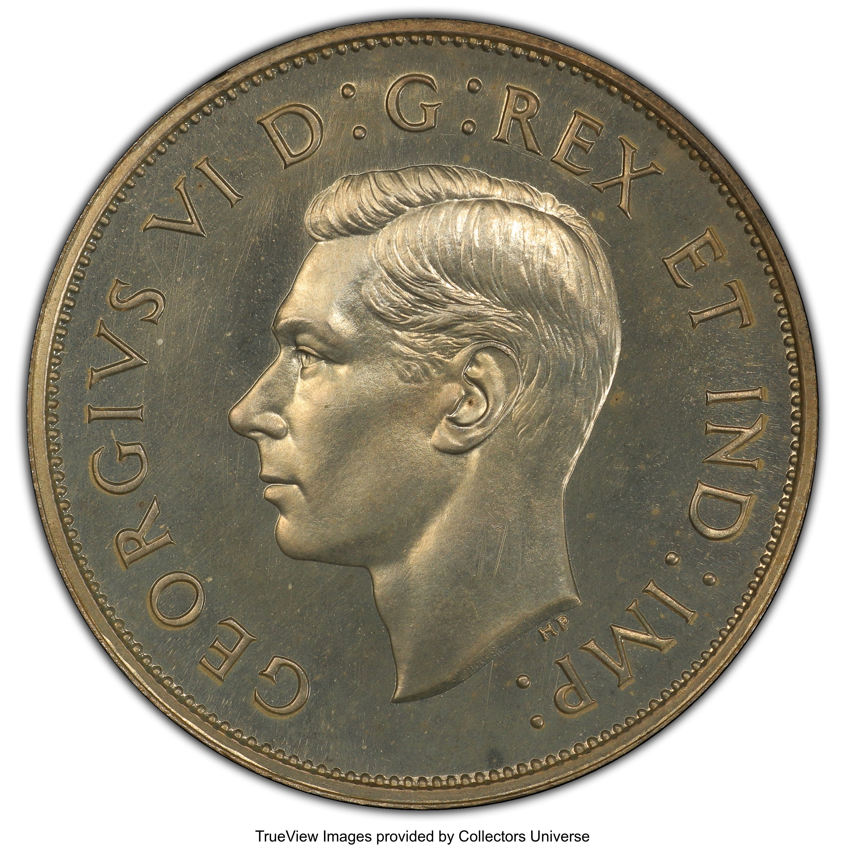 image for: George VI Mirror Specimen 50 Cents 1937 SP65 PCGS