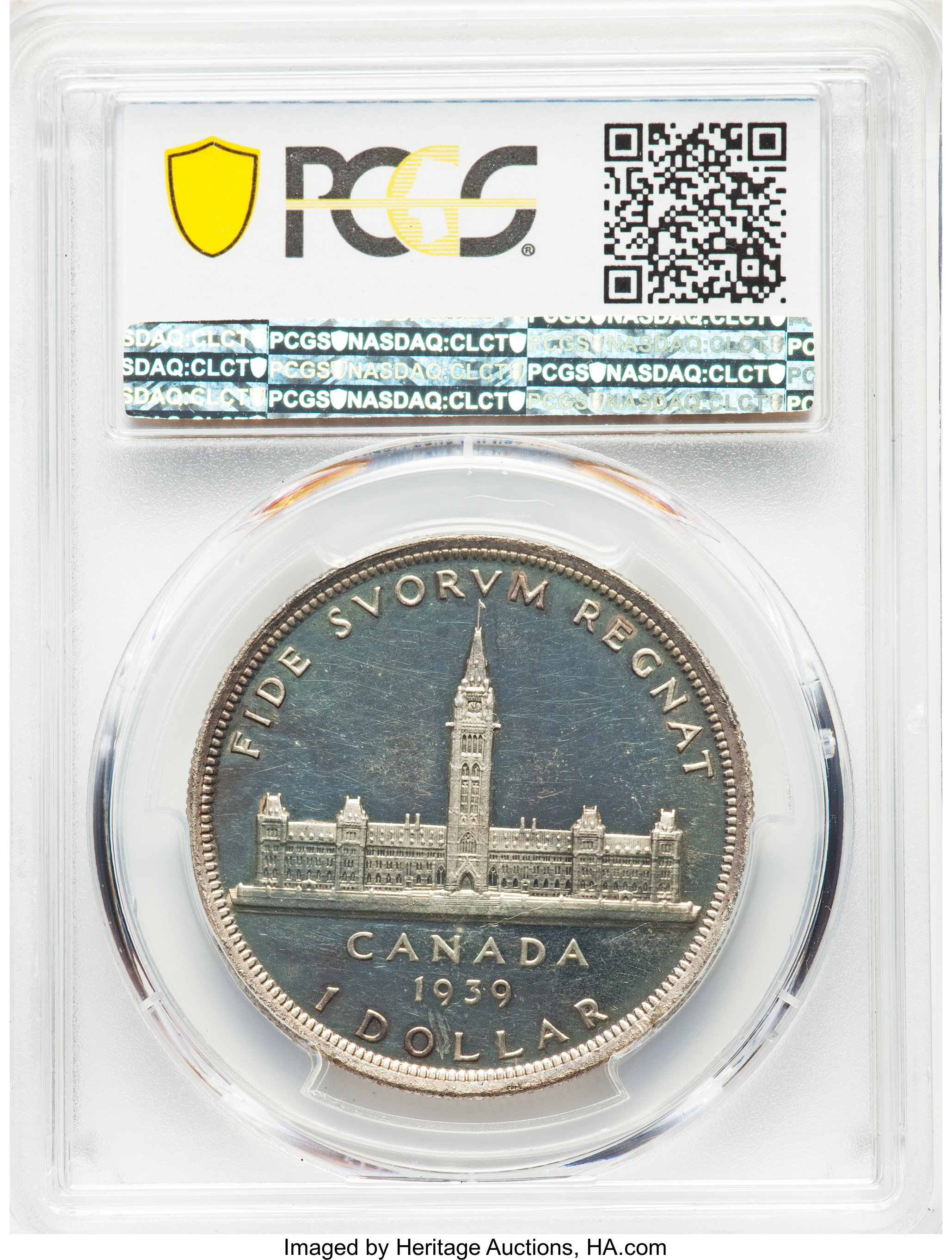 image for: George VI Matte Specimen Dollar 1939 SP66 PCGS