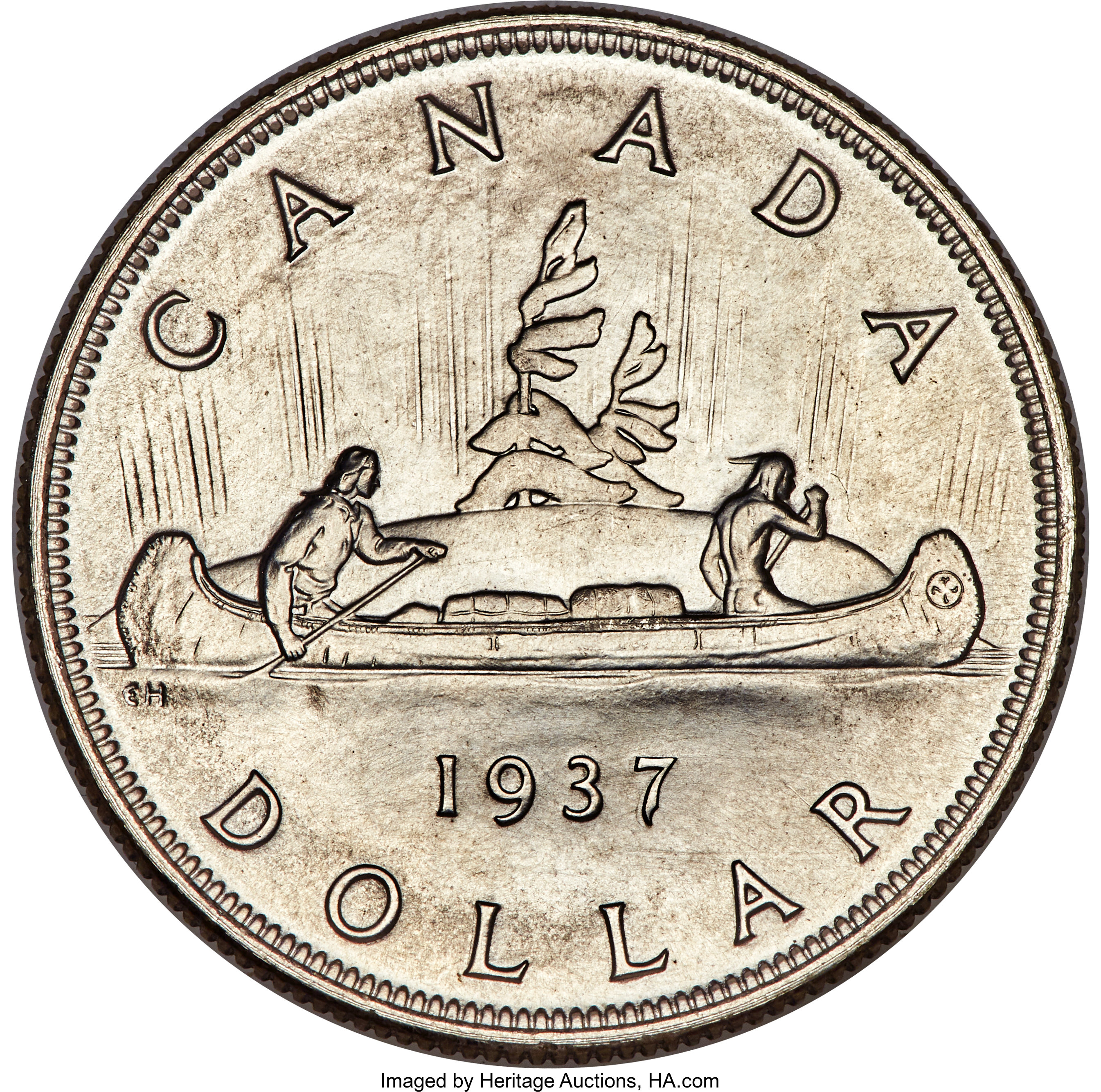 image for: George VI Matte Specimen Dollar 1937 SP65 PCGS