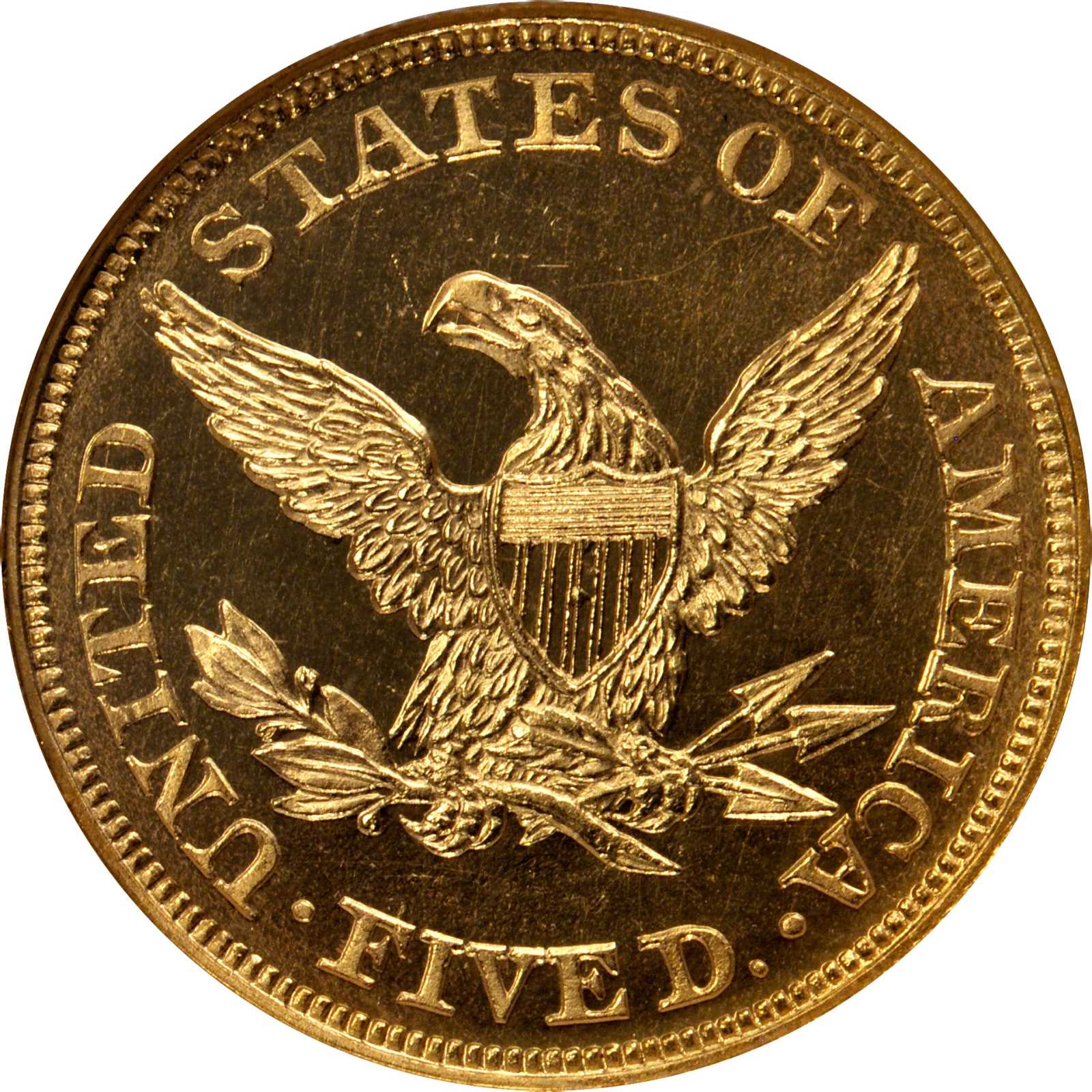 image for: 1862 Liberty Half Eagle. Proof-65 * Cameo (NGC).