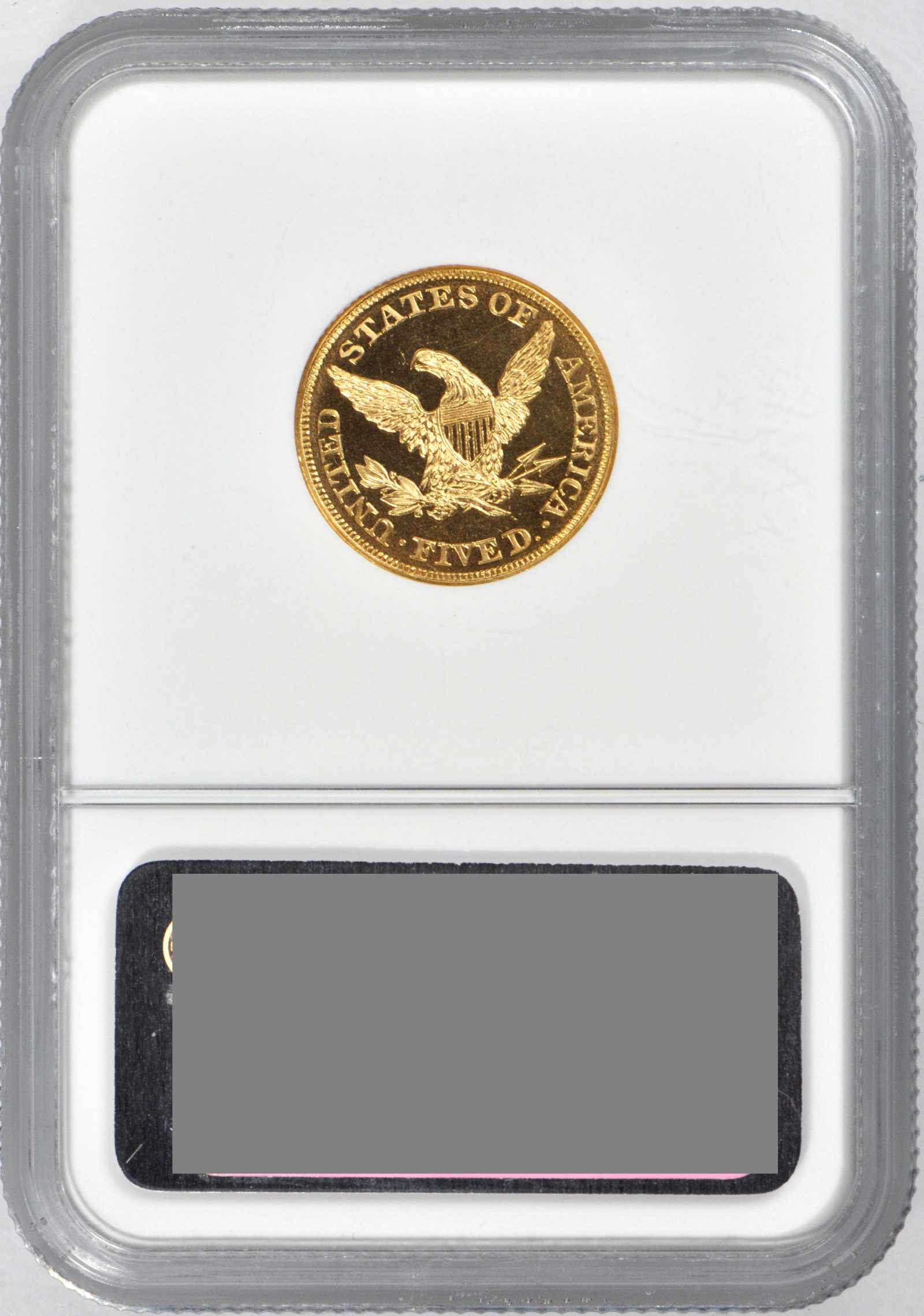 image for: 1862 Liberty Half Eagle. Proof-65 * Cameo (NGC).