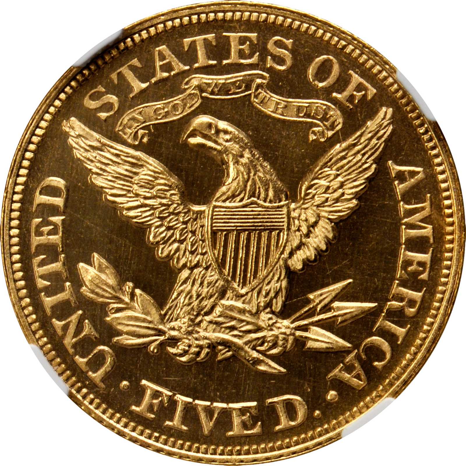 image for: 1876 Liberty Half Eagle. Proof-64+ Ultra Cameo (NGC). CAC.