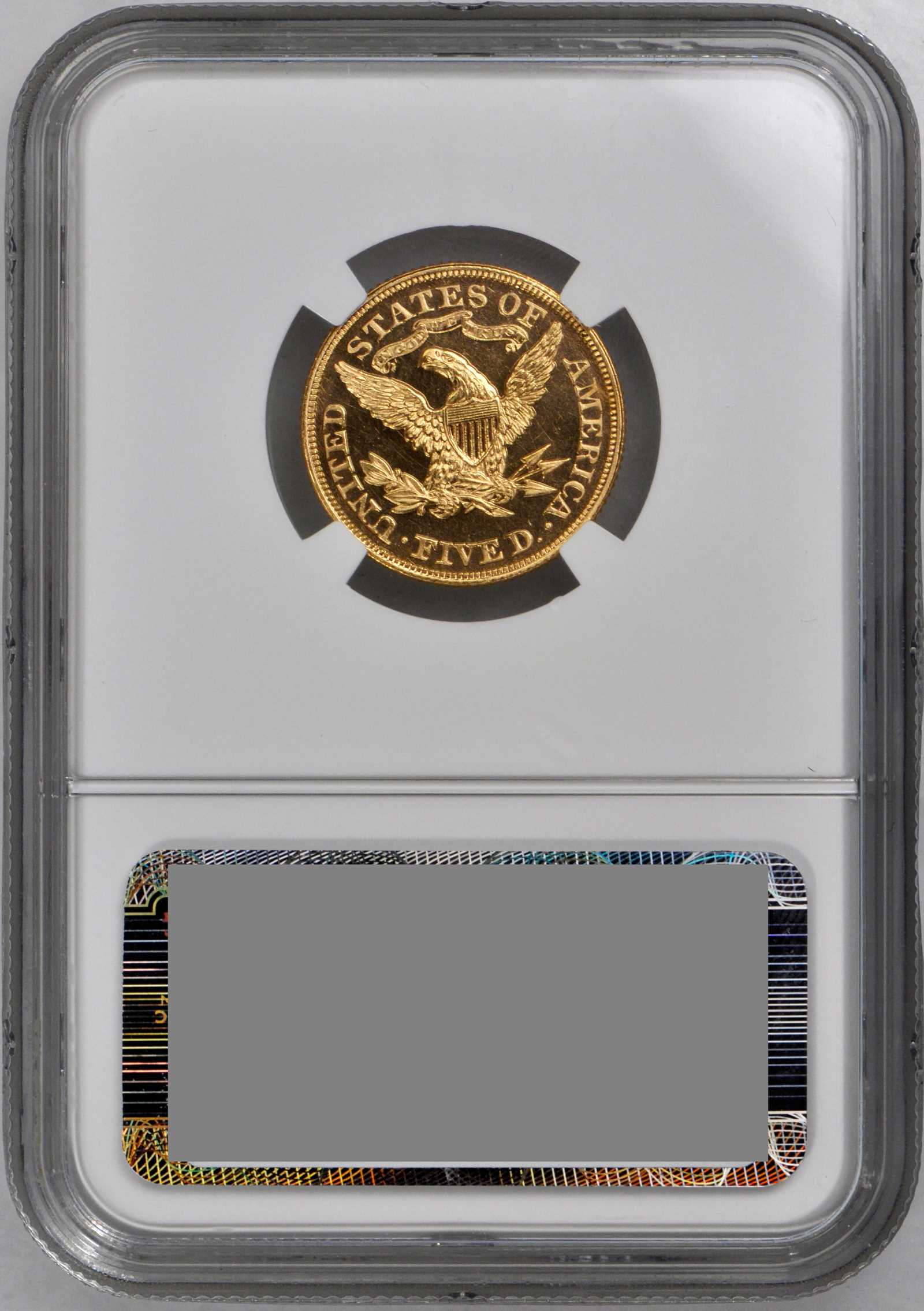 image for: 1876 Liberty Half Eagle. Proof-64+ Ultra Cameo (NGC). CAC.