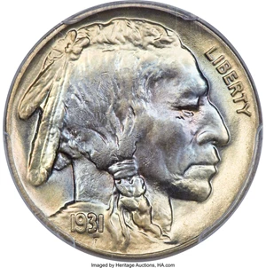 image for: 1931-S 5C MS67 PCGS....