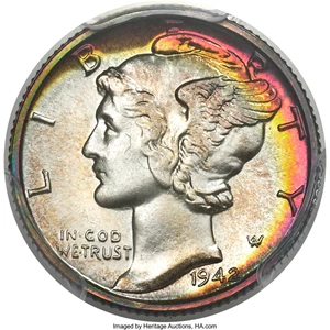 image for: 1942 10C PR69 PCGS. CAC....