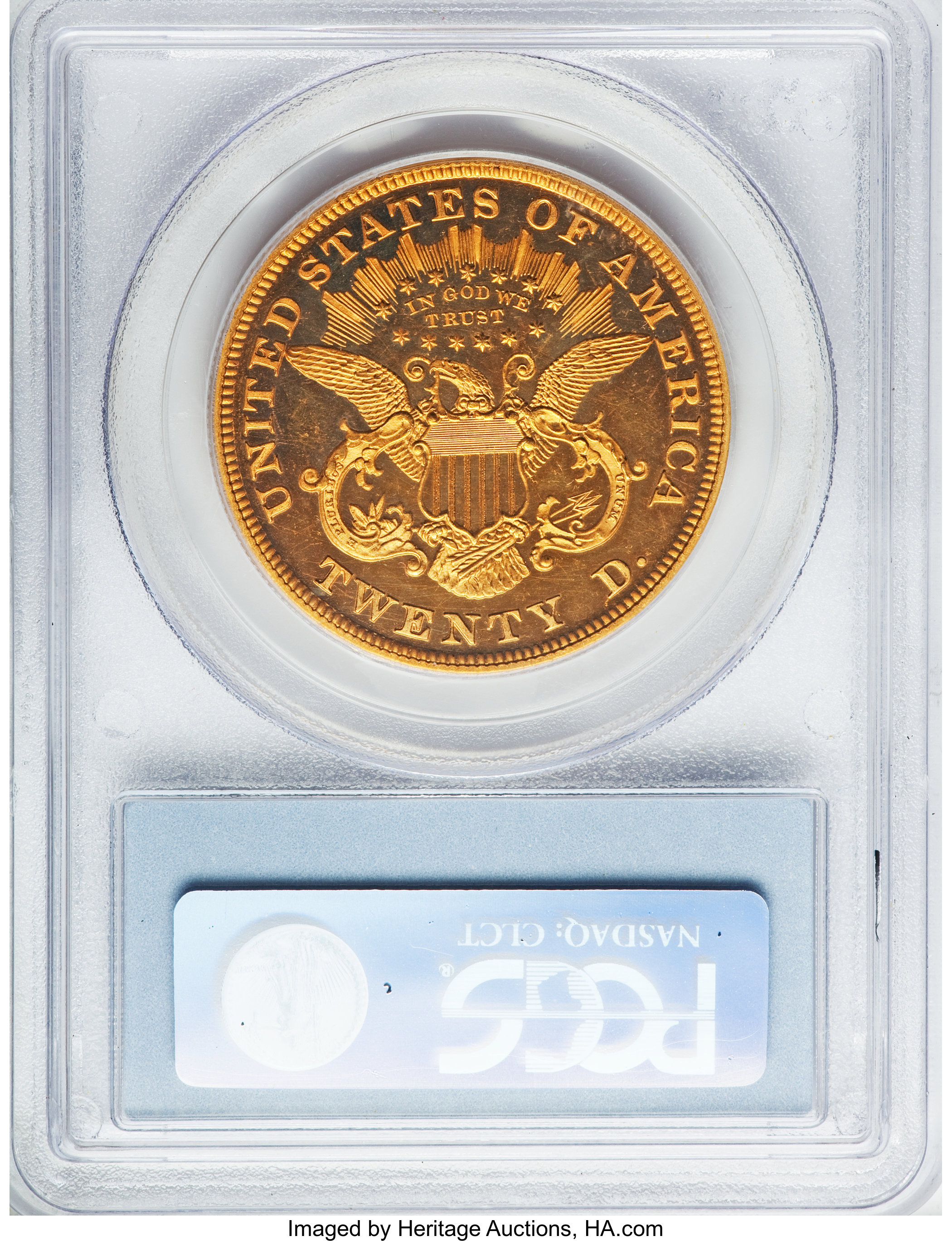 image for: 1874 $20 PR62 Deep Cameo PCGS....