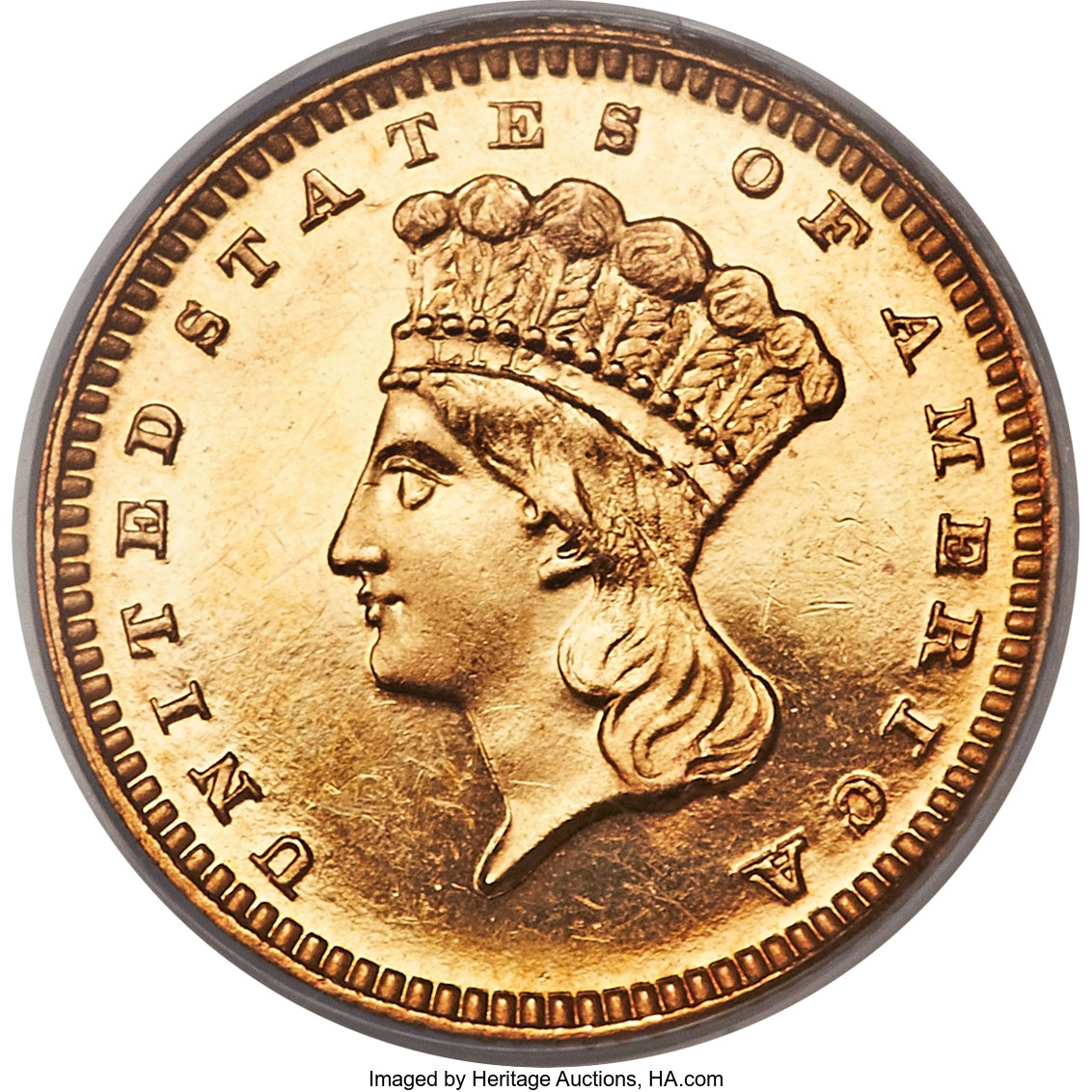 image for: 1888 G$1 PR62 Cameo ANACS....