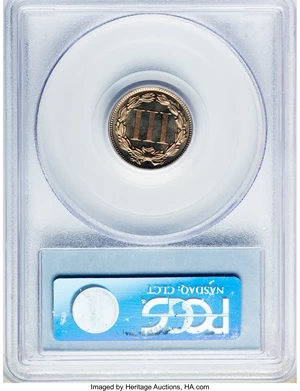 image for: 1886 3CN PR68 PCGS. CAC....