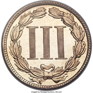 image for: 1886 3CN PR68 PCGS. CAC....
