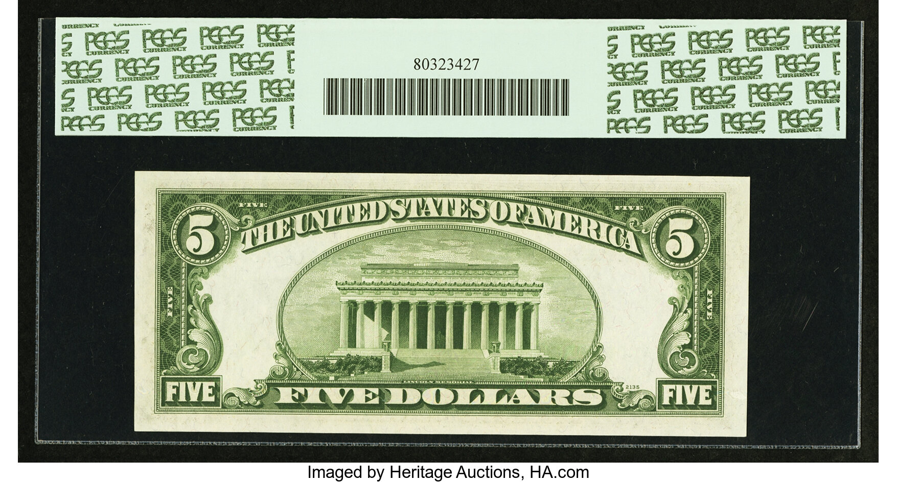 image for: Fr. 1962-A* $5 1950A Federal Reserve Star Note. PCGS Very Choice New 64PPQ....