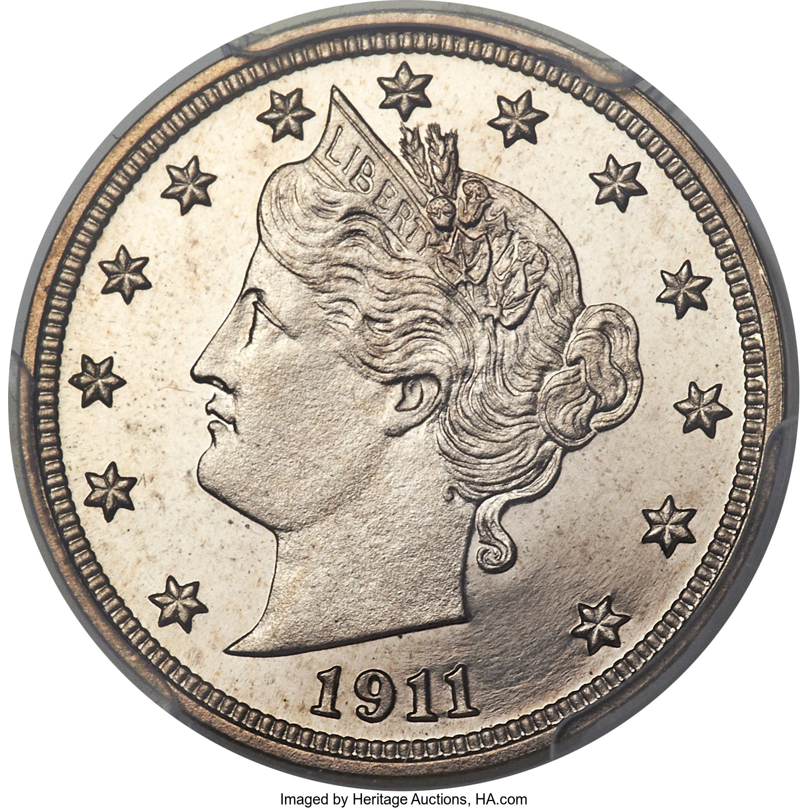 image for: 1911 5C PR66 Deep Cameo PCGS....