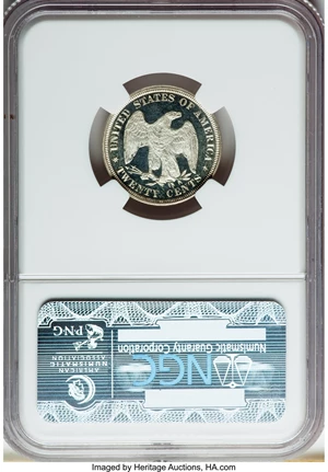 image for: 1875 20C PR65 Ultra Cameo NGC....