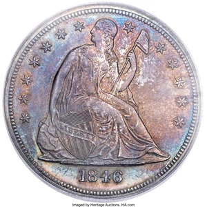 image for: 1846 $1 PR64 PCGS....