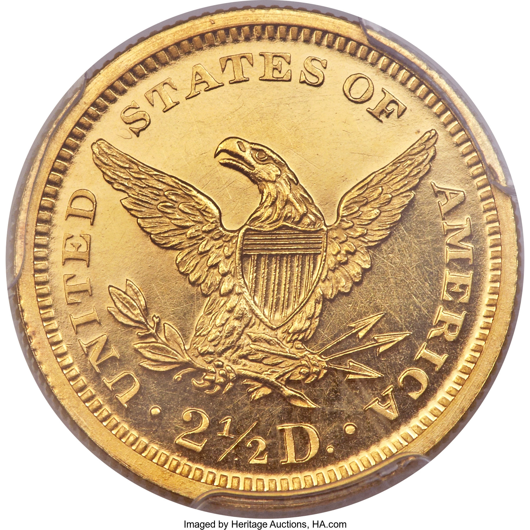 image for: 1876 $2 1/2 PR63 Deep Cameo PCGS Secure. CAC....