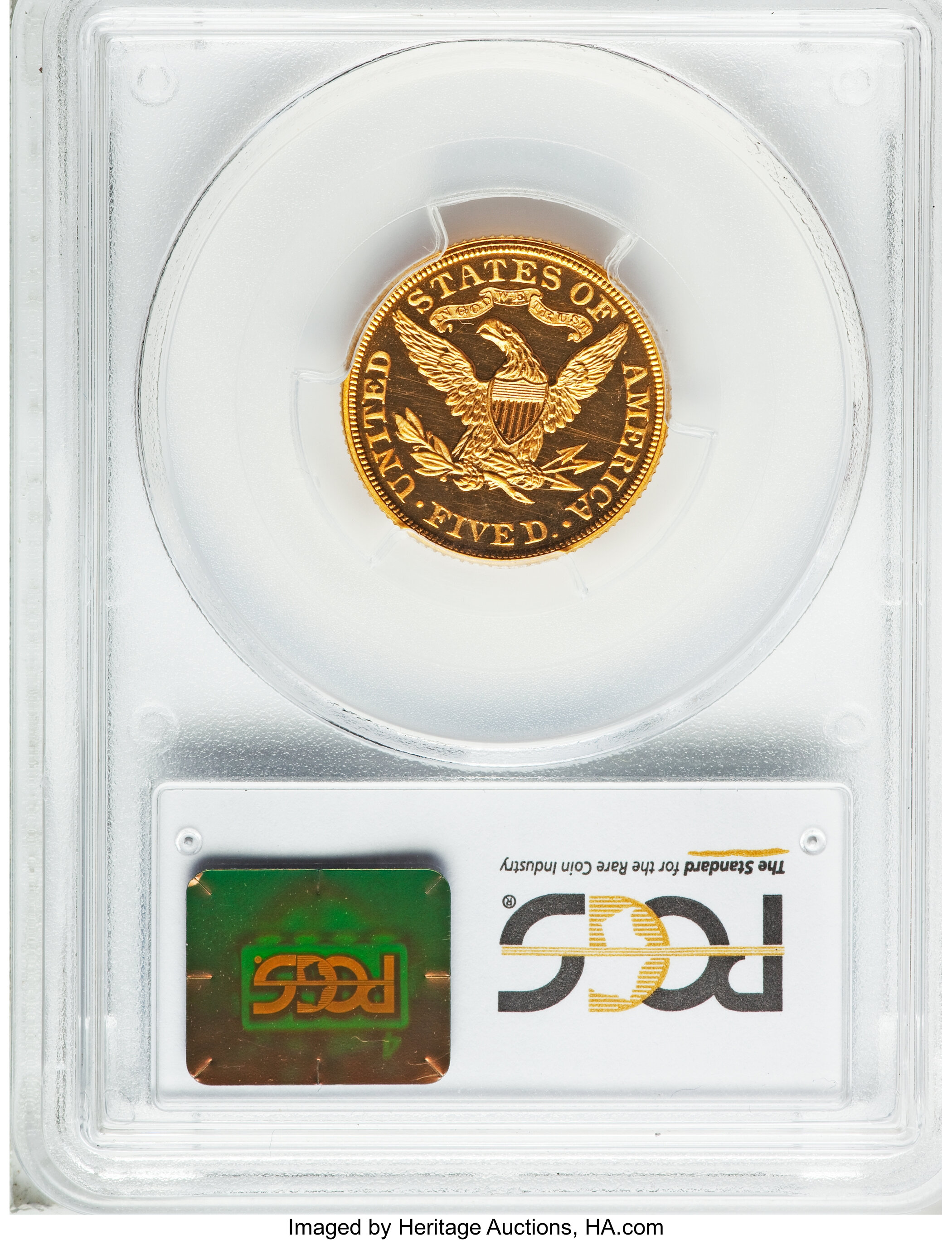 image for: 1895 $5 PR66 Cameo PCGS. CAC....