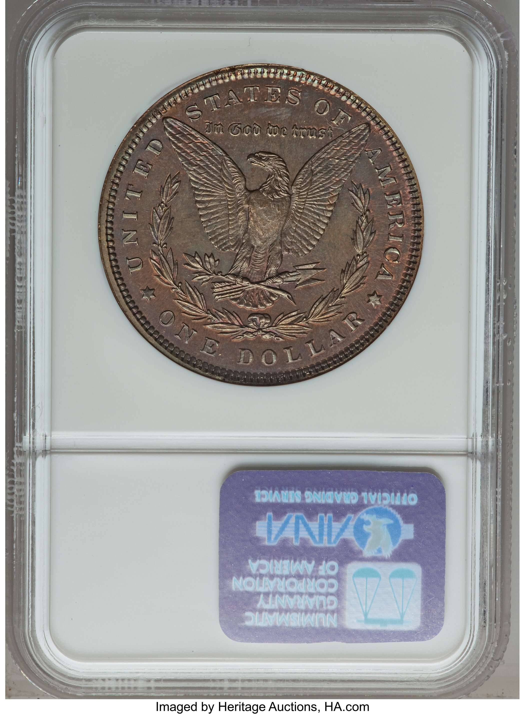 image for: 1885 $1 Morgan Dollar, Judd-1748, Pollock-1960, Low R.7, PR66 Brown NGC....