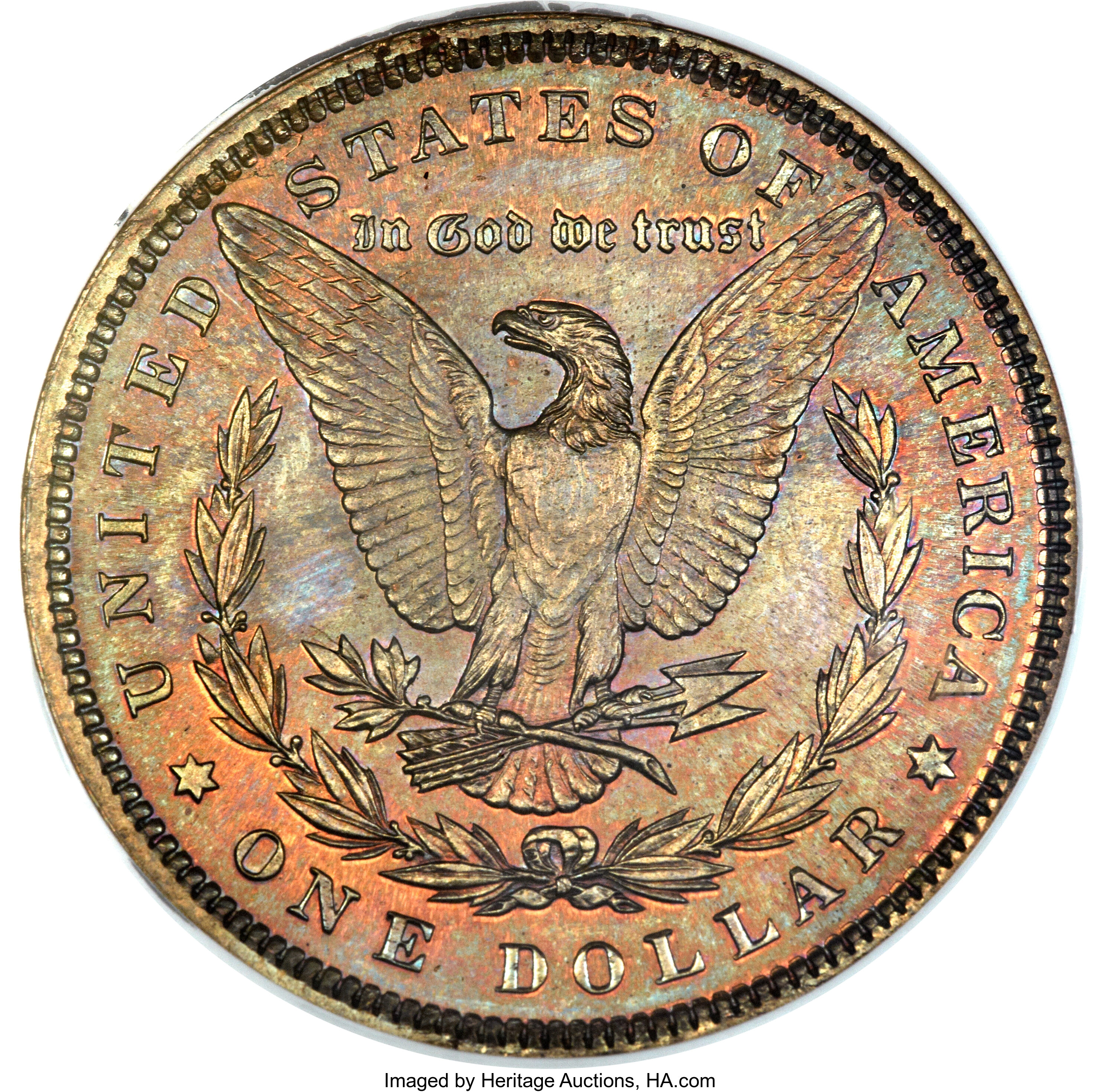 image for: 1885 $1 Morgan Dollar, Judd-1748, Pollock-1960, Low R.7, PR66 Brown NGC....
