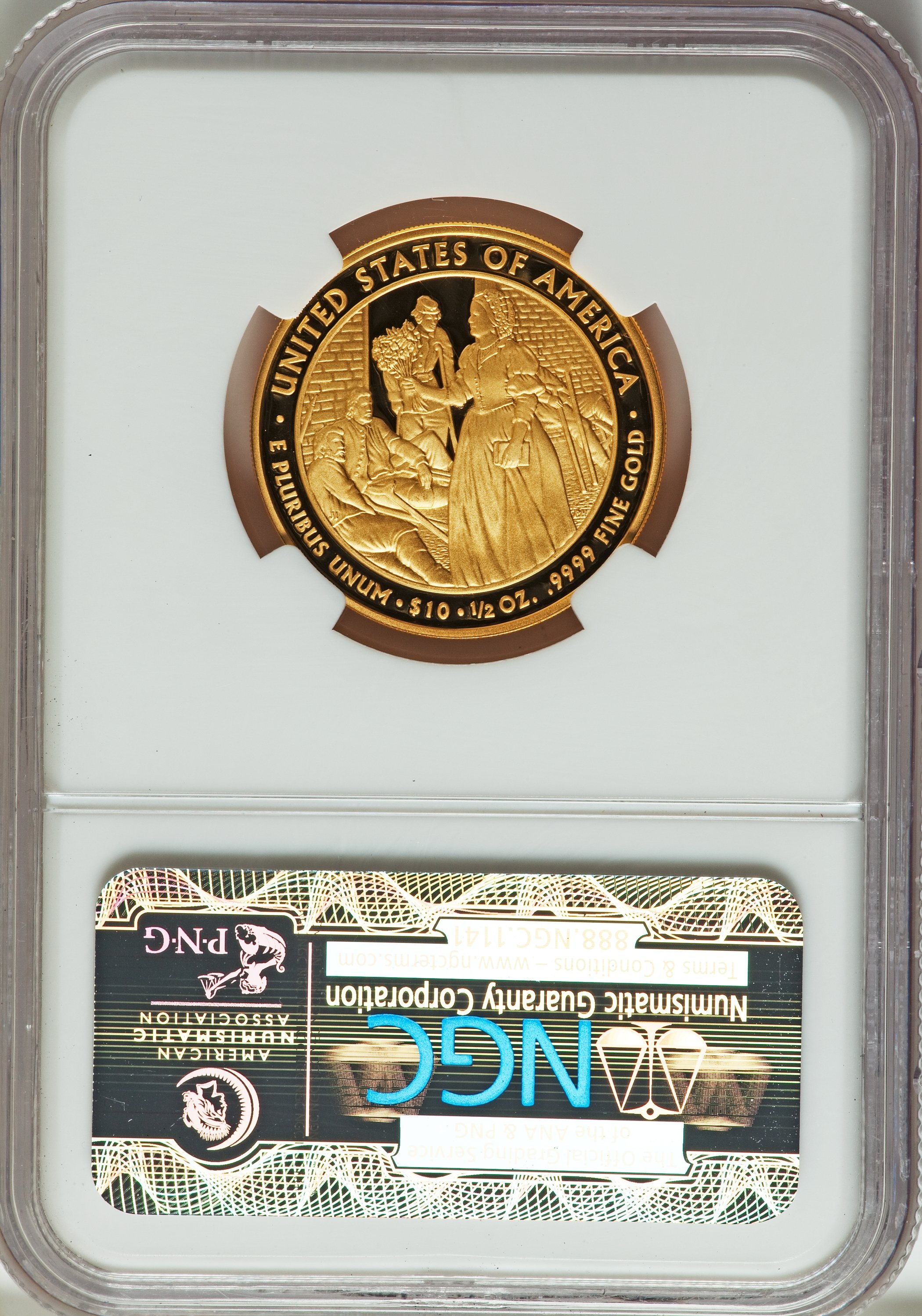 image for: 2010-W G$10 Lincoln  Half-Ounce Gold Ten Dollar PR69 Ultra Cameo NGC....