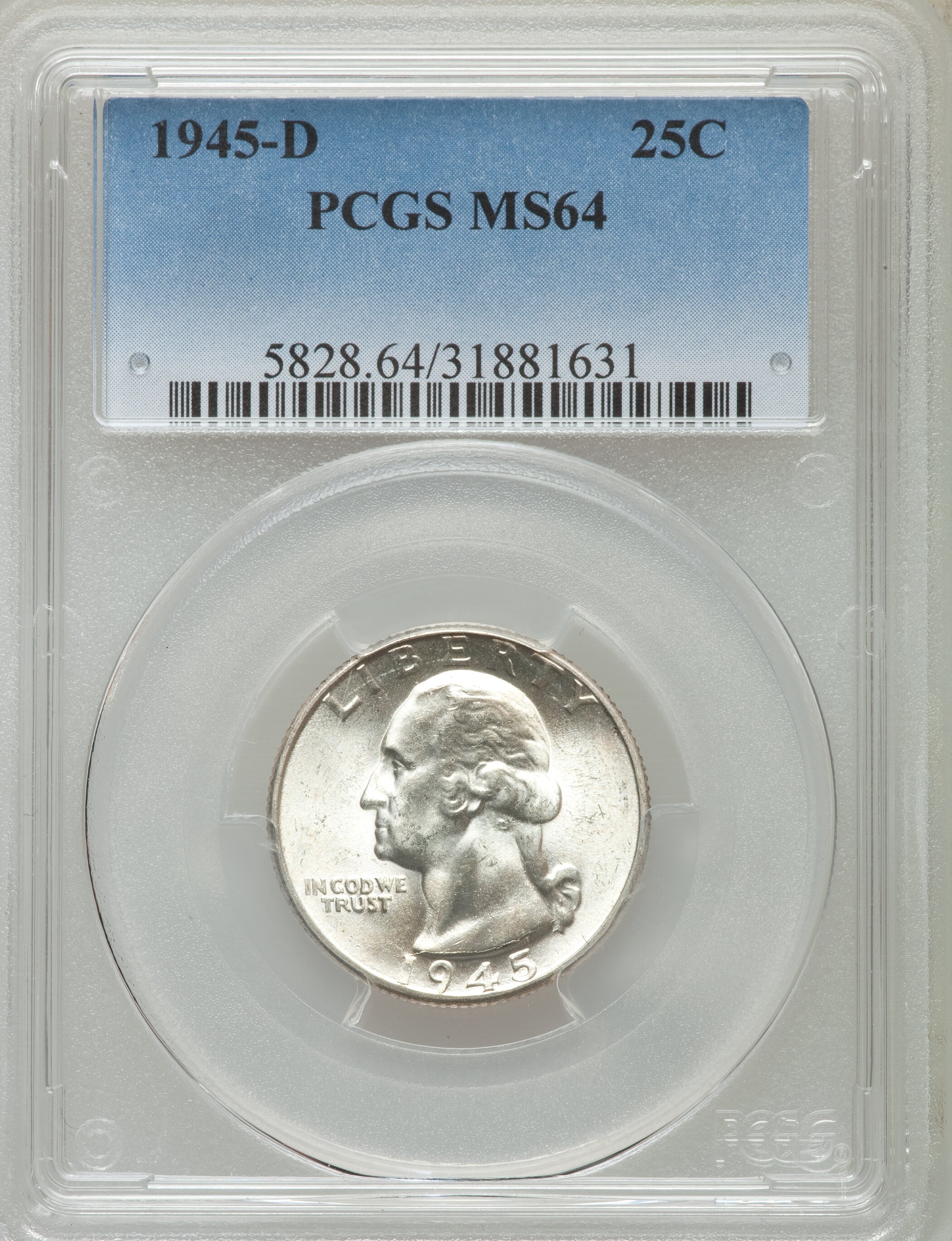 1945-D 25c AU53 thumbnail 8