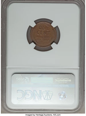 image for: 1925 1C Lincoln Cent -- Double Struck Rotated, Minor Clip @ 11:00 -- VG10 NGC....