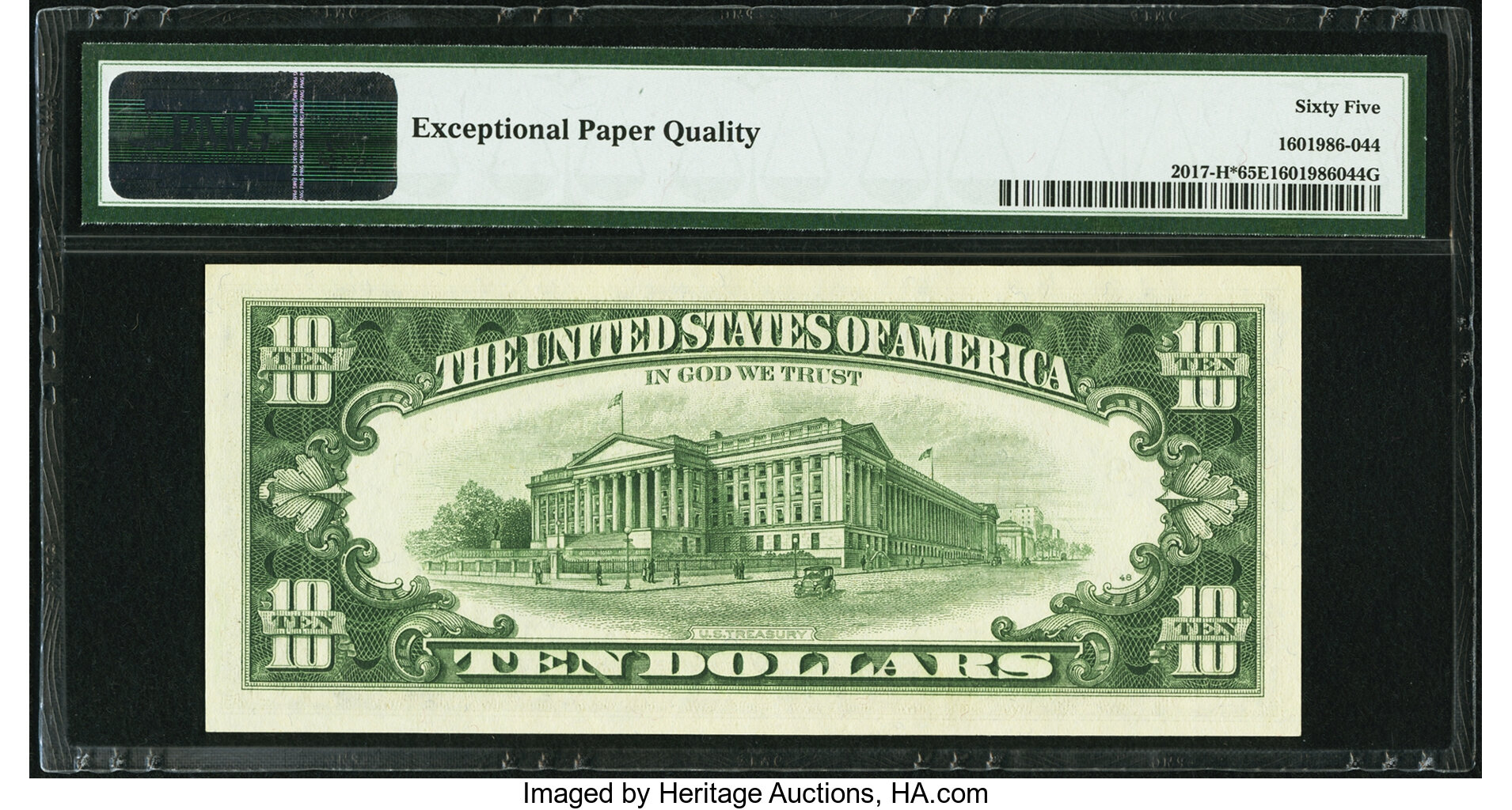 image for: Fr. 2017-H* $10 1963A Federal Reserve Star Note. PMG Gem Uncirculated 65 EPQ....