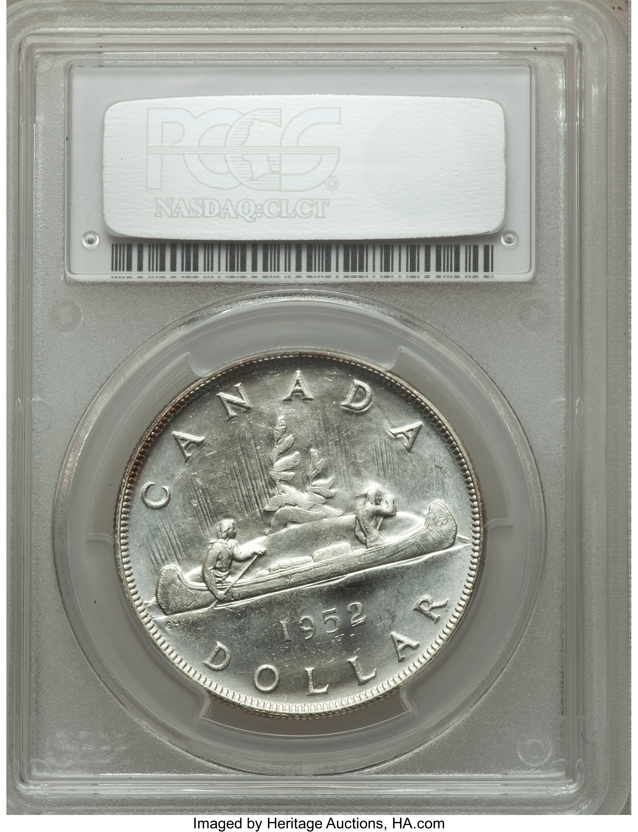 image for: George VI Dollar 1952 MS64 PCGS