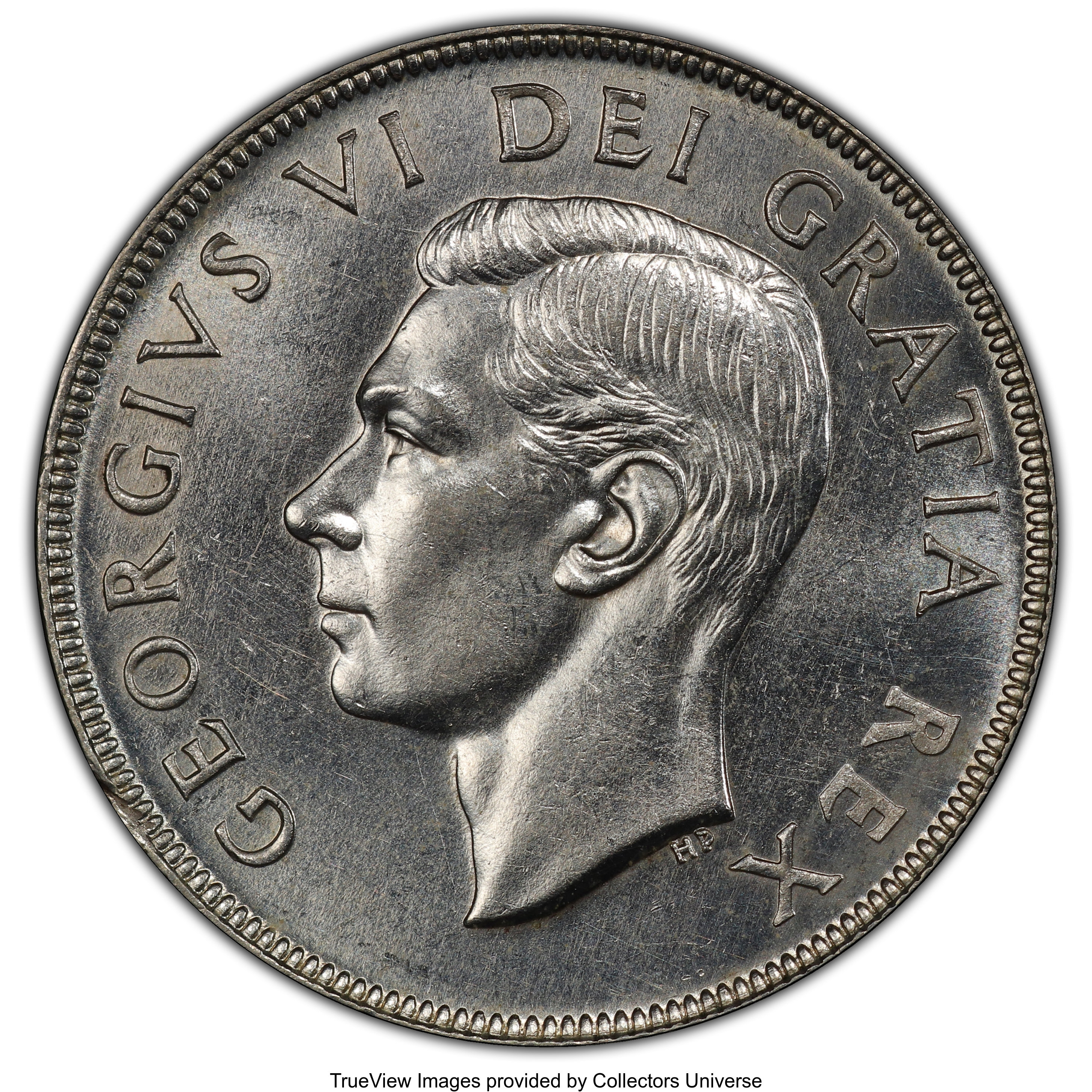 image for: George VI Dollar 1952 AU58 PCGS