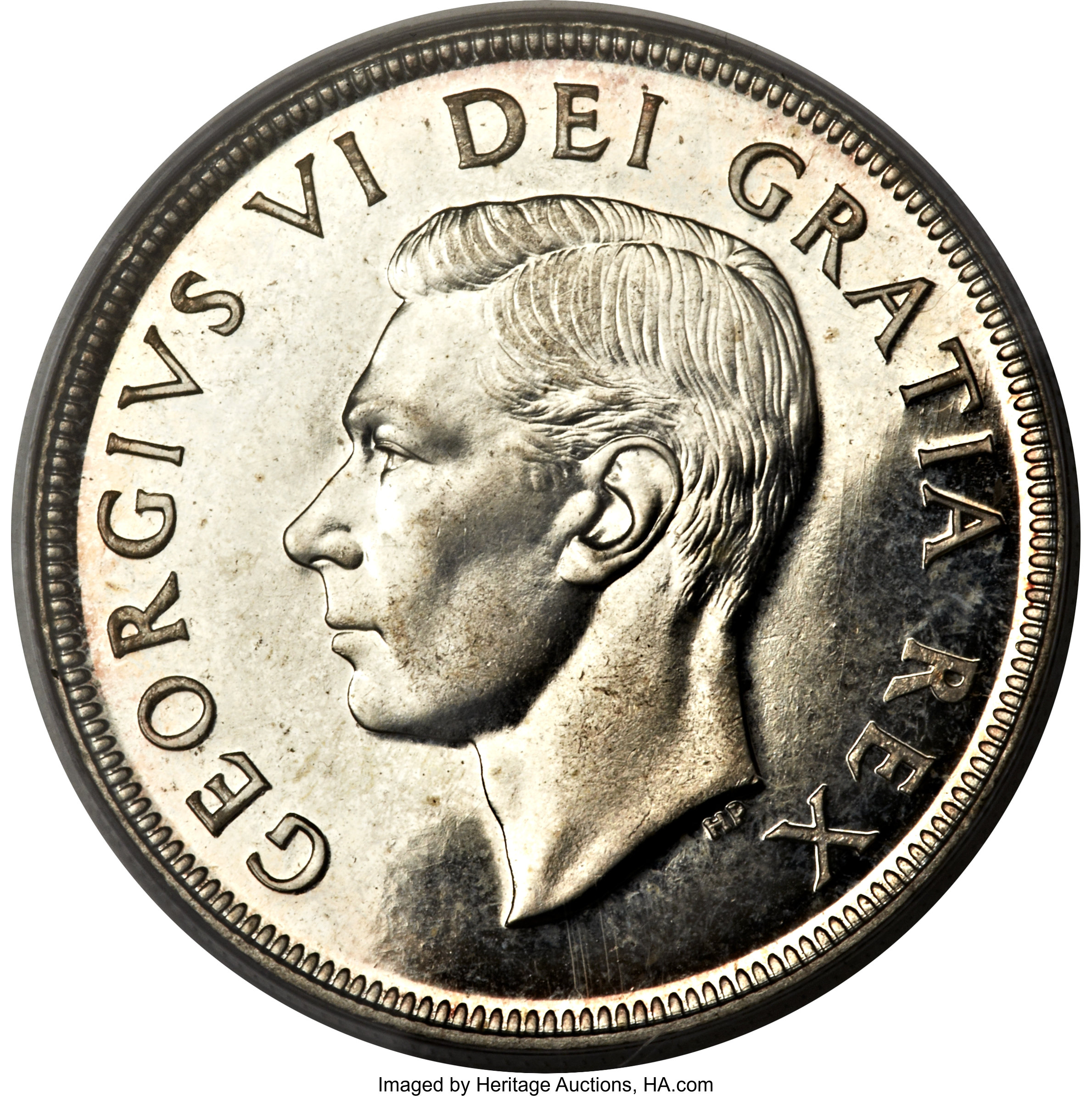 image for: George VI Dollar 1952 No Waterlines
