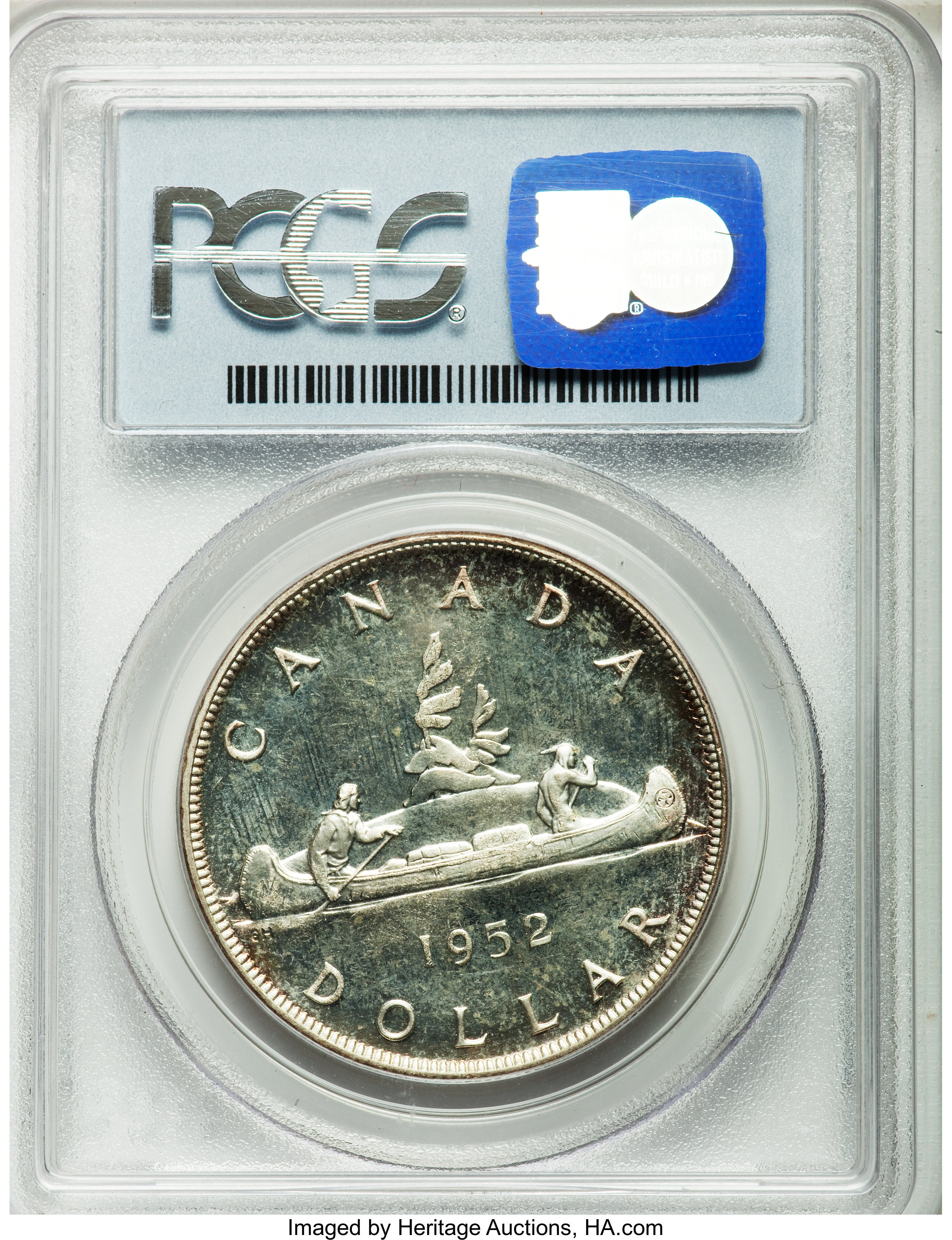 image for: George VI Dollar 1952 No Waterlines