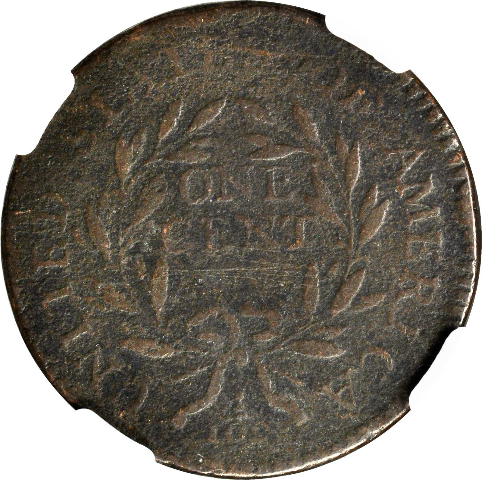 image for: 1795 Liberty Cap Cent. S-76a. Rarity-5. Lettered Edge. Good Details--Environmental Damage (NGC).