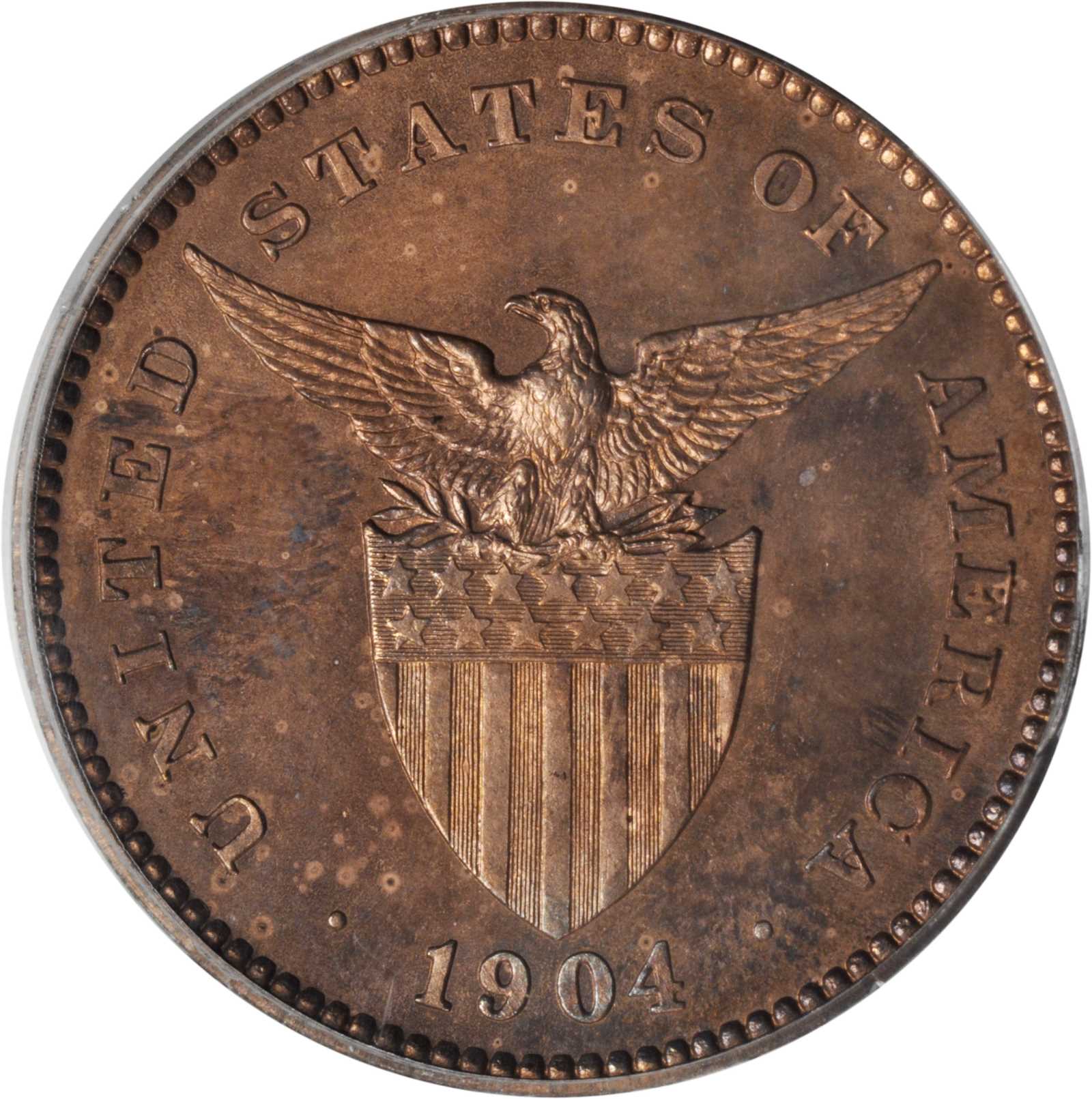 image for: 1904 Centavo. Proof-64 RB (PCGS).