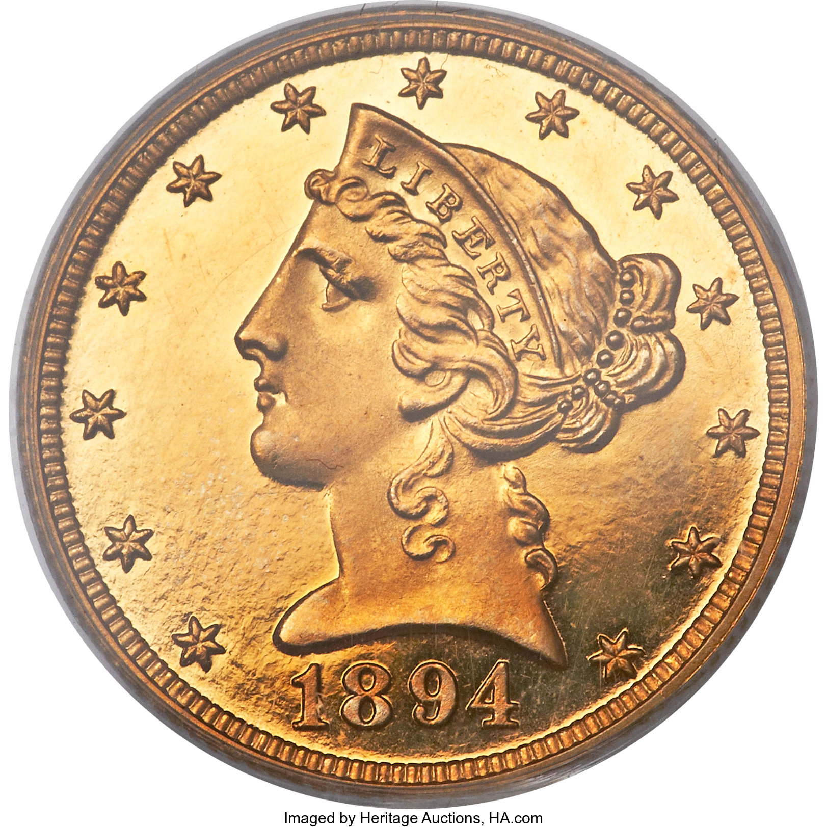 image for: 1894 $5 PR63 Deep Cameo PCGS....