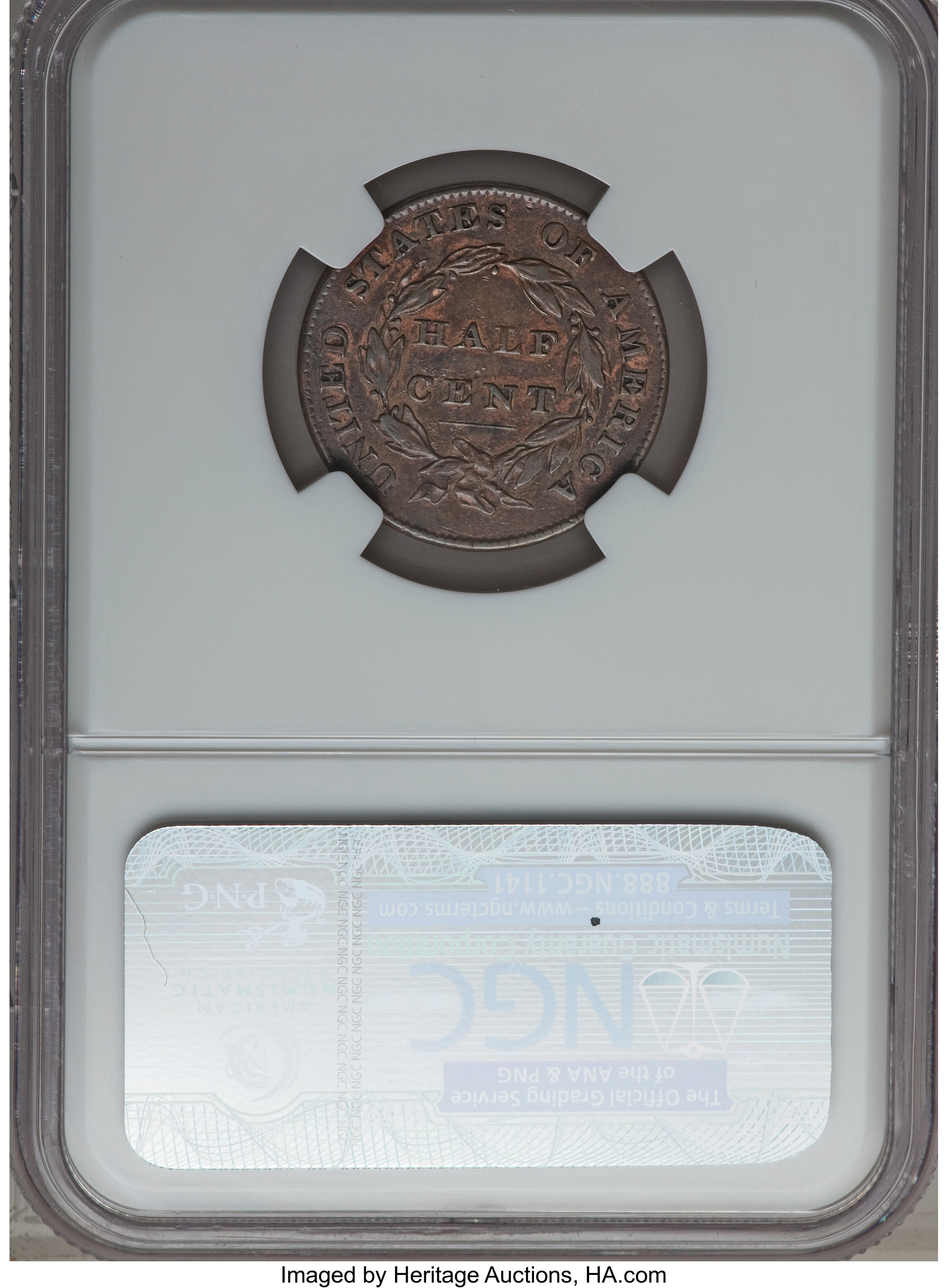 1832 1/2c C-3 MS BN VF30 BN thumbnail 14