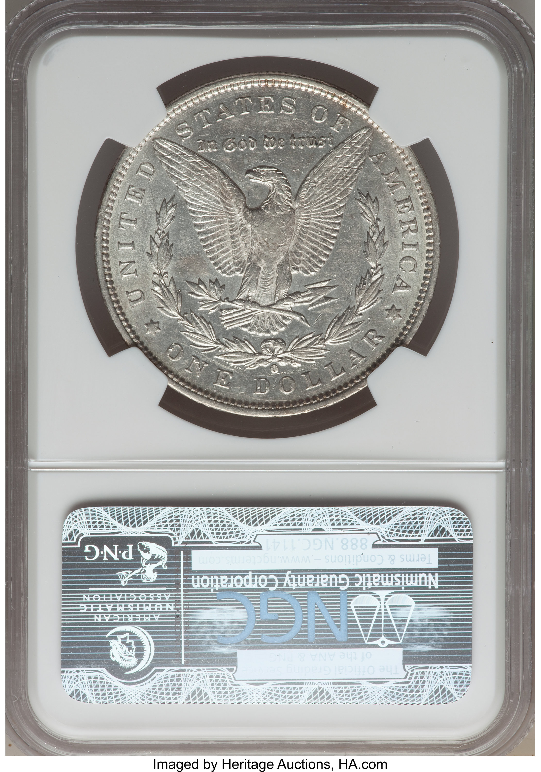 1924 $1  Doubled Reverse, VAM-2 MS64 CAC thumbnail 6