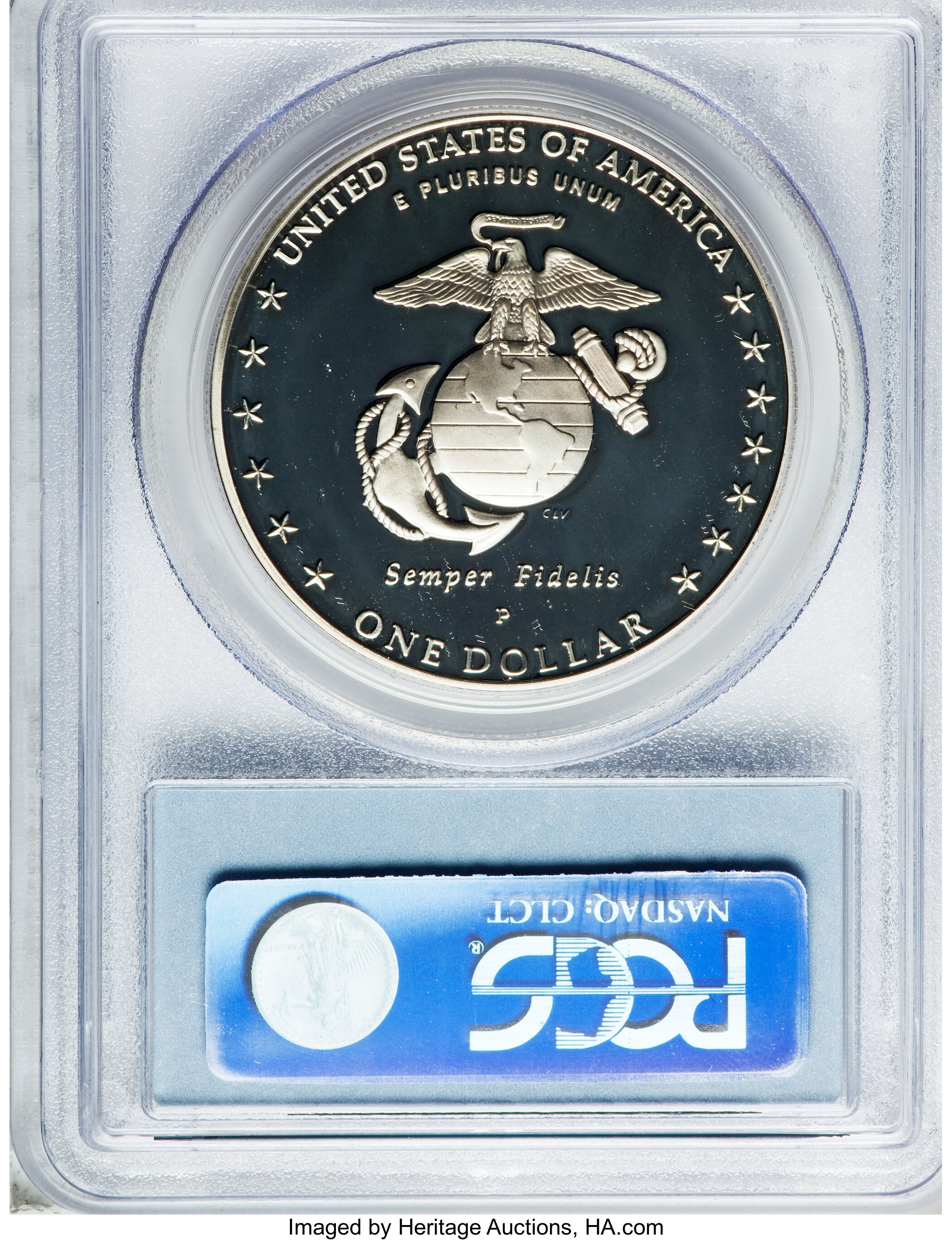 ▲1-1▲united states marine corps 230th Buy the 2005 Marine Corps 230th Anniversary Silver Dollar - The