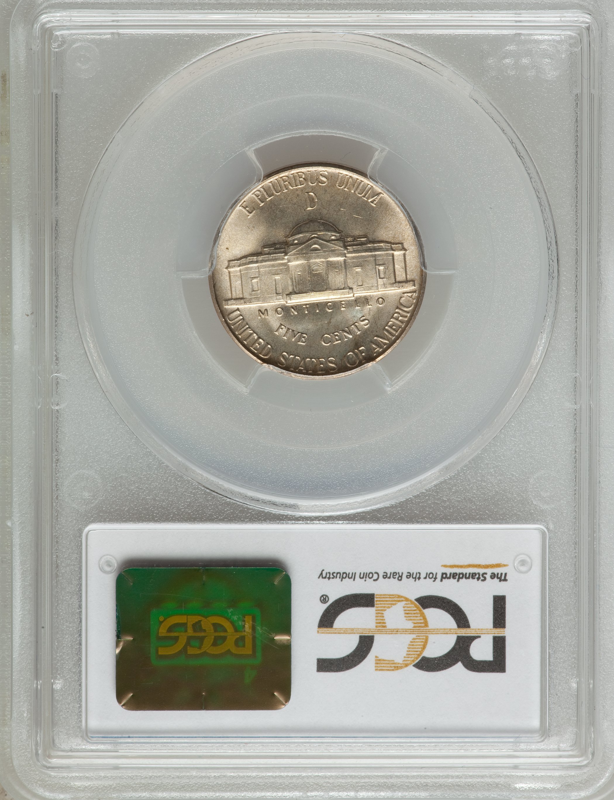 1944-D 5c Silver MS FS MS65 FS CAC thumbnail 6