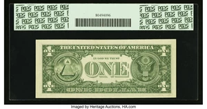 image for: Joseph W. Barr Courtesy Autographed Fr. 1902-G $1 1963B Federal Reserve Note. PCGS Choice New 63PPQ....