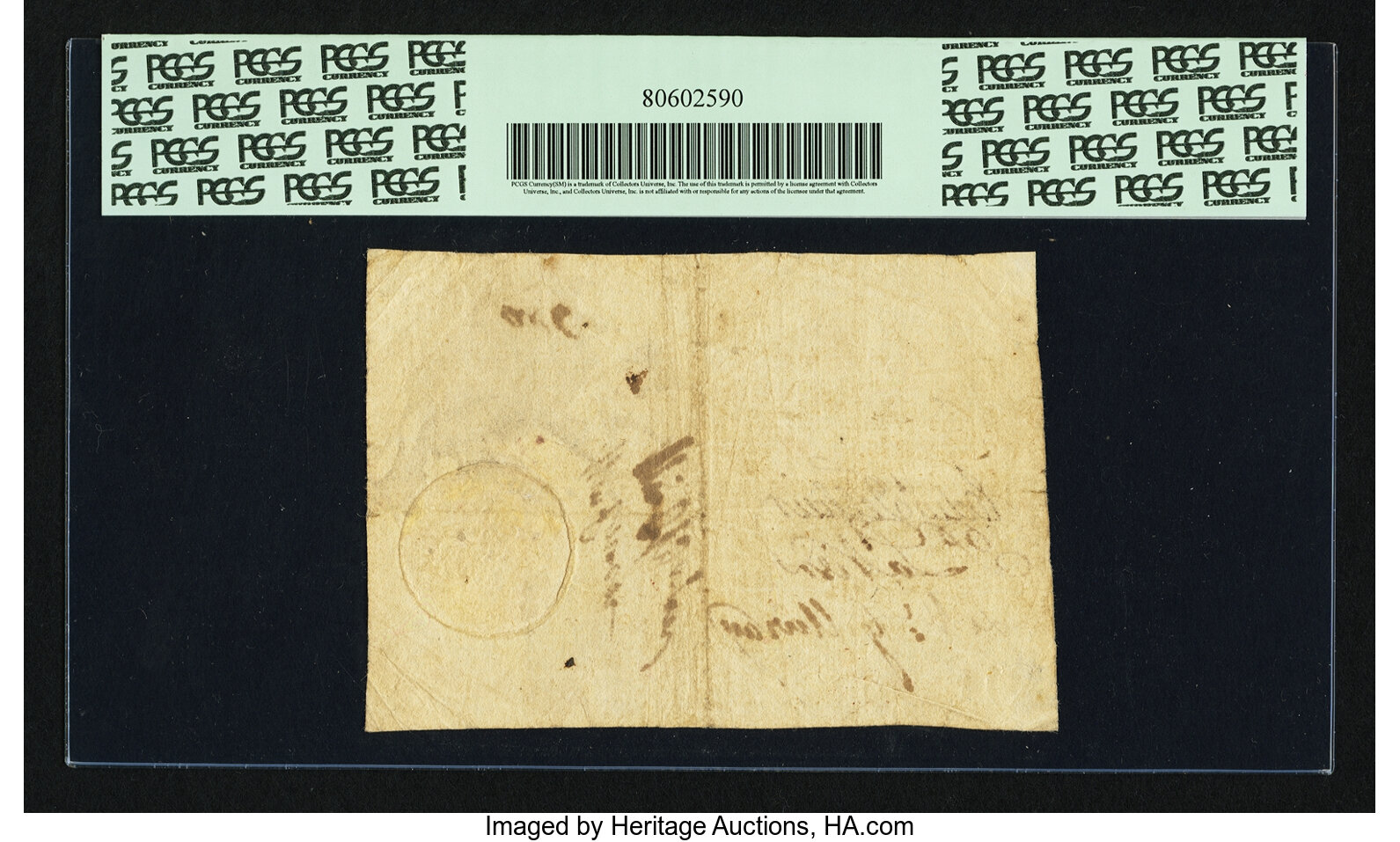 image for: Georgia 1776 $4 PCGS Apparent Very Fine 30....