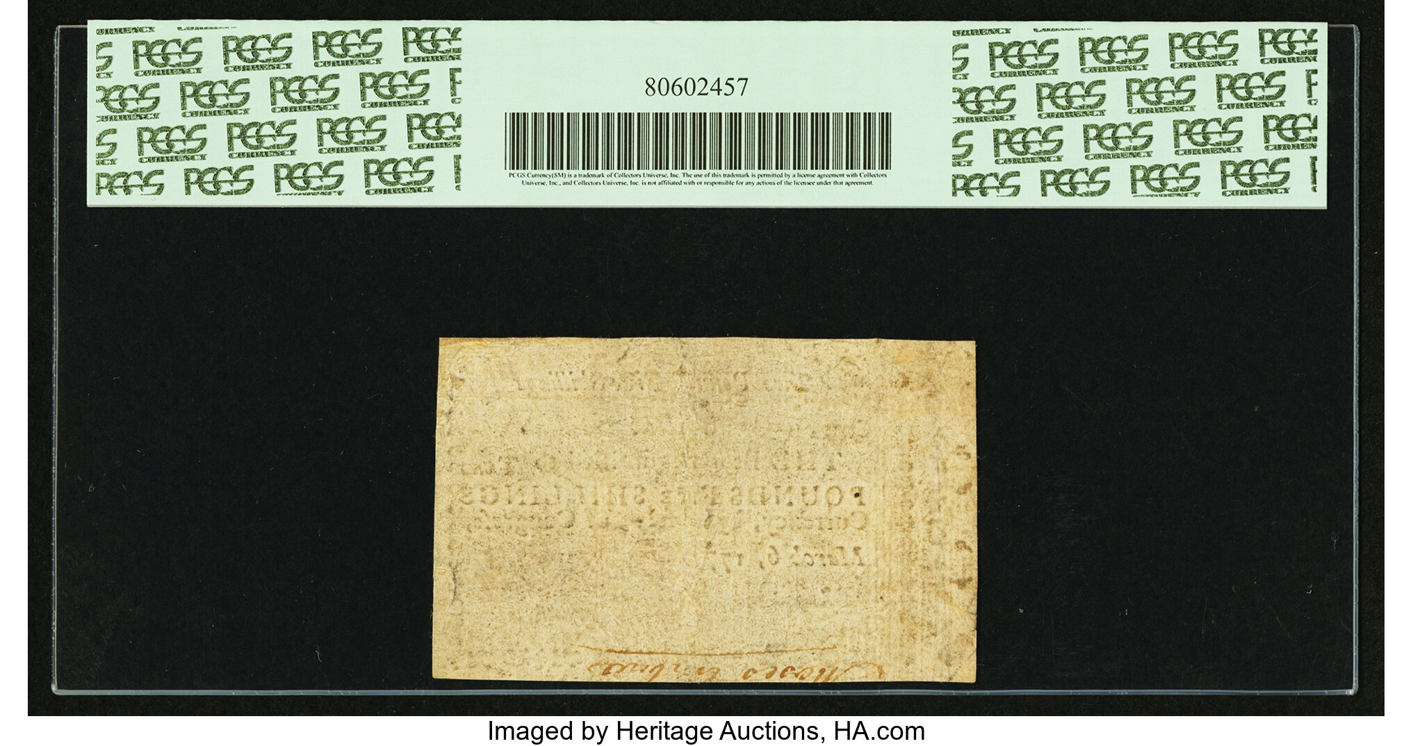 image for: South Carolina March 6, 1776 £2/5s PCGS Apparent Very Fine 30....