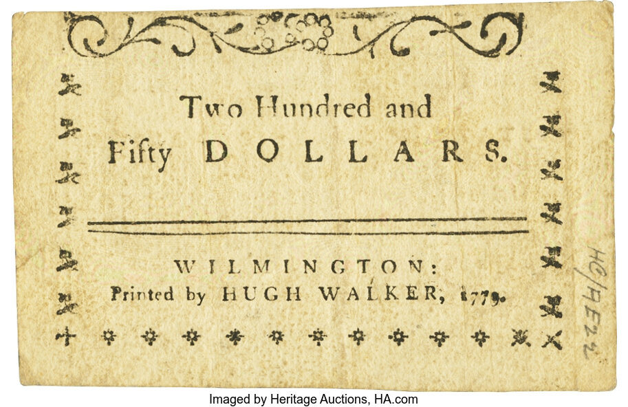 image for: North Carolina May 15, 1779 $250 A Righteous Cause and Protection of Providence Fr. NC-189. PCGS Very Fine 35....
