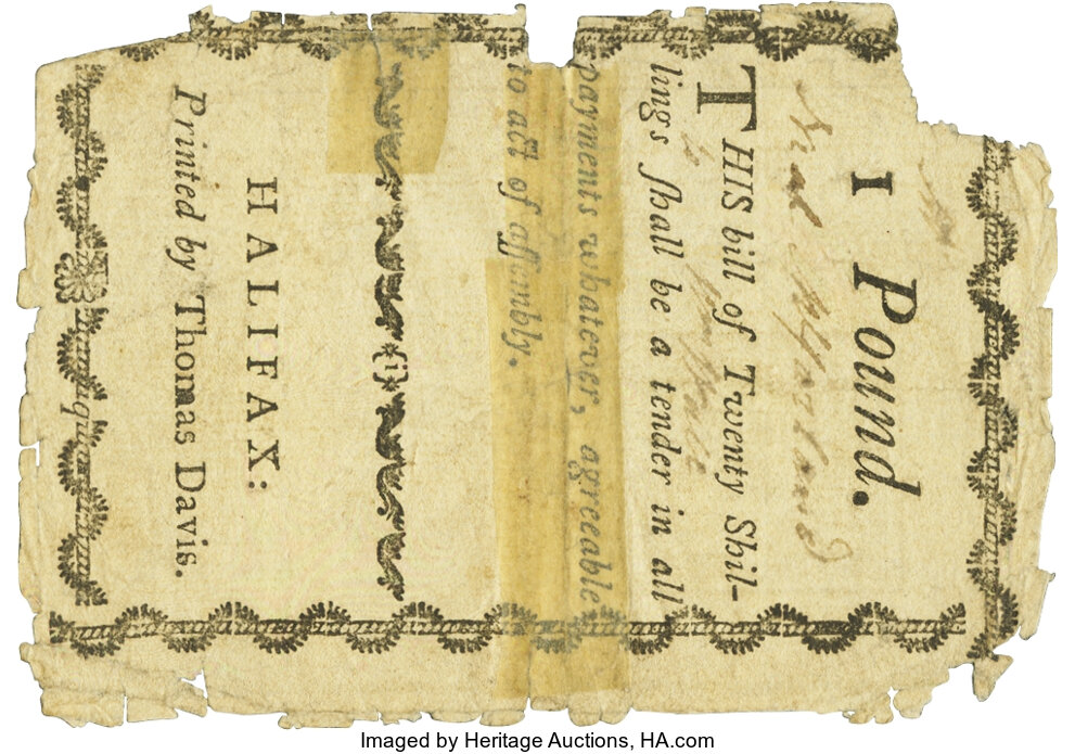 image for: North Carolina May 17, 1783 20 Shillings Fr. NC-206. PCGS Very Fine 20 Apparent....