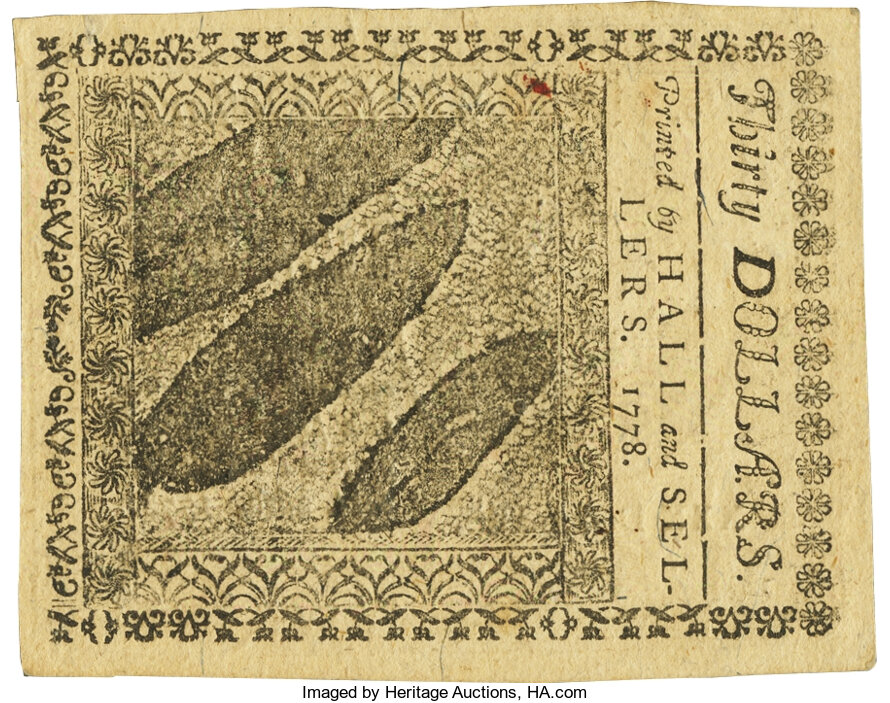 image for: Continental Currency September 26, 1778 $30. Fr. CC-83 PCGS Very Choice New 64....