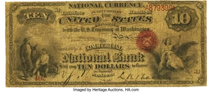 image for: Kansas City, MO - $10 Original Fr. 414 The Commercial NB Ch. # 1995 PCGS Very Good 10....