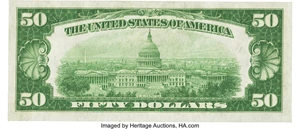 image for: Fr. 2100-H* $50 1928 Federal Reserve Note. PCGS Very Choice New 64PPQ....