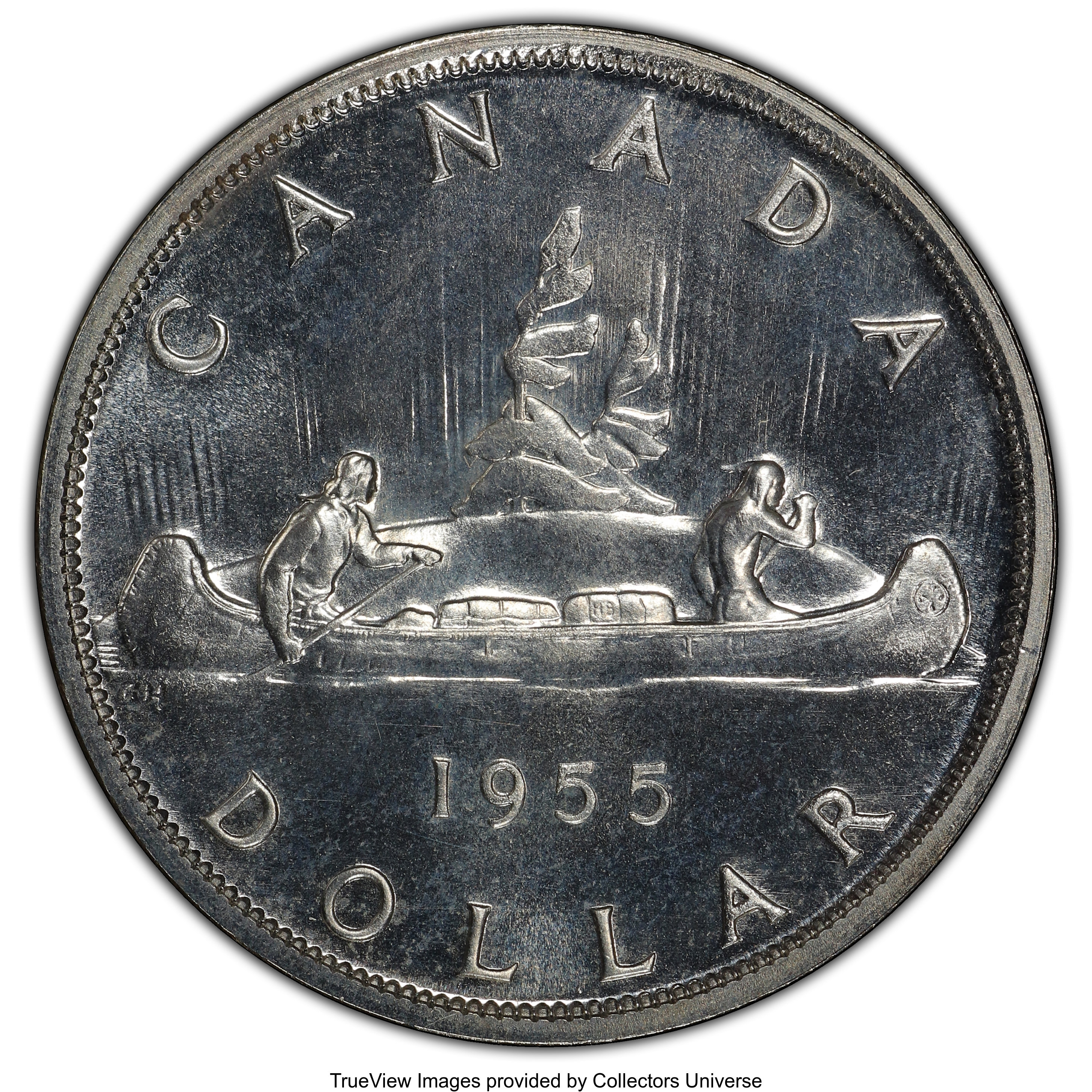 image for: Elizabeth II Prooflike "Arnprior" Dollar 1955 PL66 PCGS