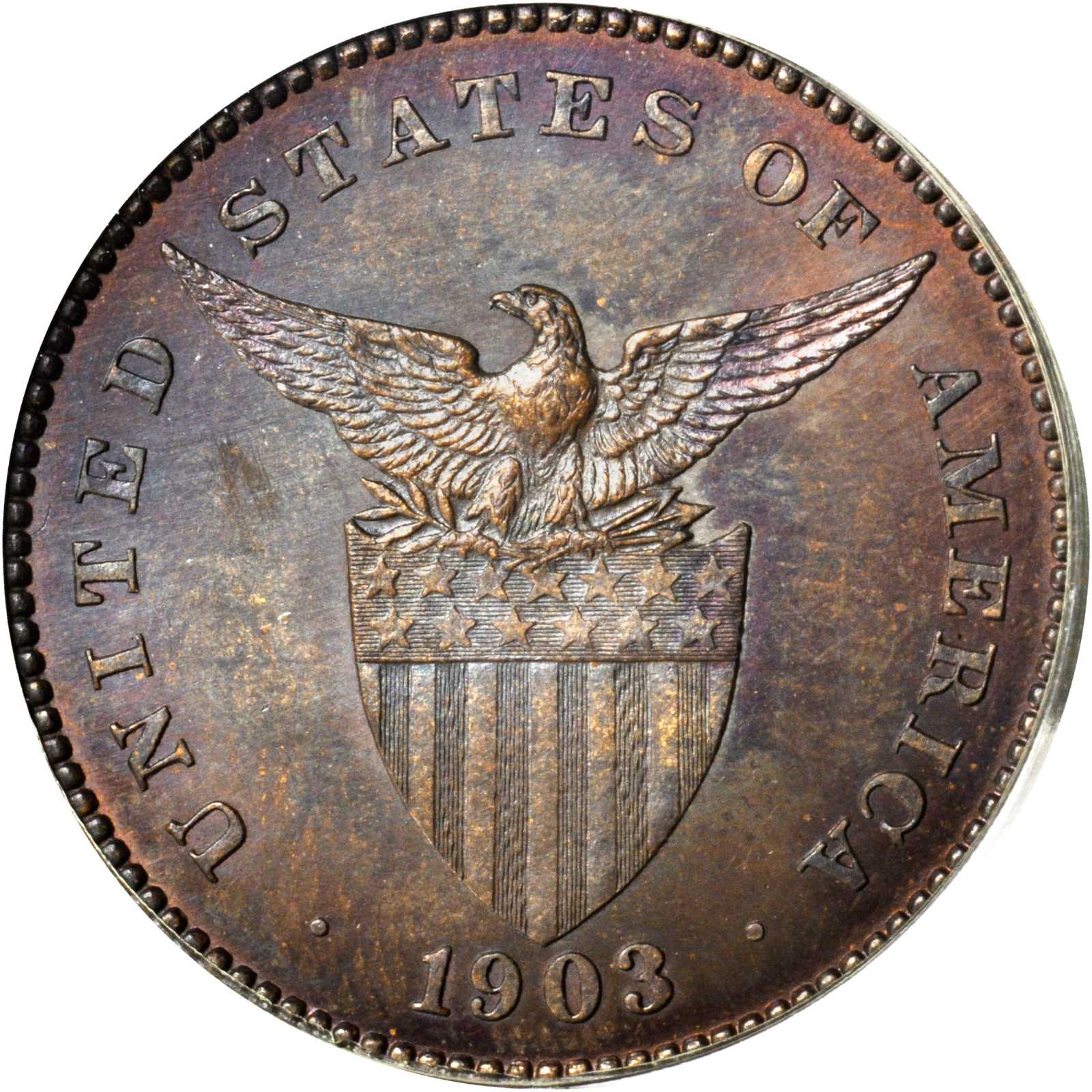 image for: 1903 One Centavo. Proof-66 RB (PCGS). OGH.