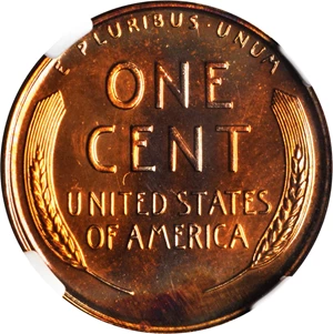 image for: 1938 Lincoln Cent. Proof-67 * RB (NGC).